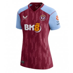 Aston Villa Domaci Dres za Ženska 2023-24 Kratak Rukavima